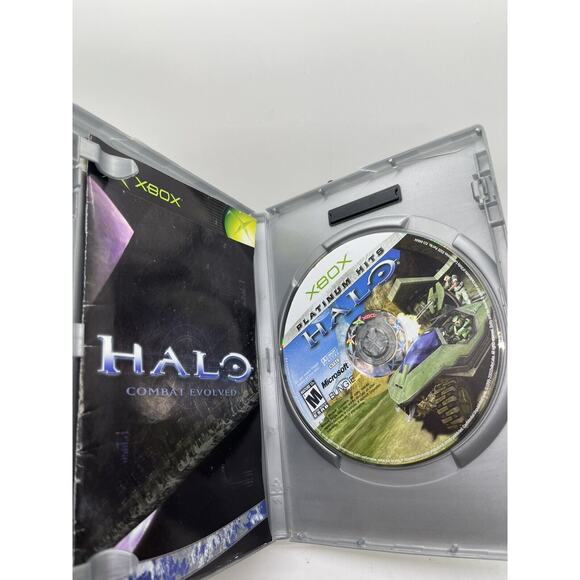 Halo: Combat Evolved (Microsoft Xbox, 2001) Complete w/ Manual CIB Tested - Picture 5 of 10